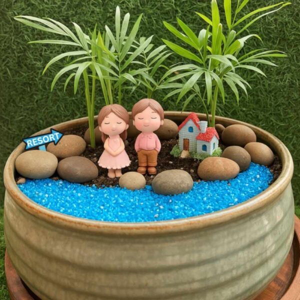 beach resort planter