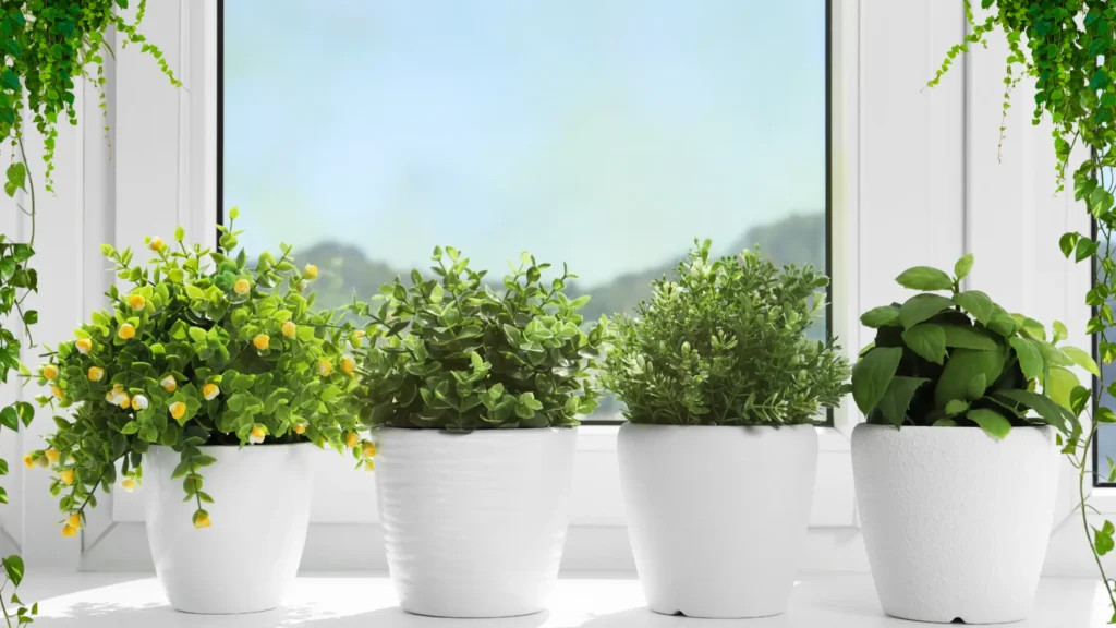 Windowsill Herb Gardens